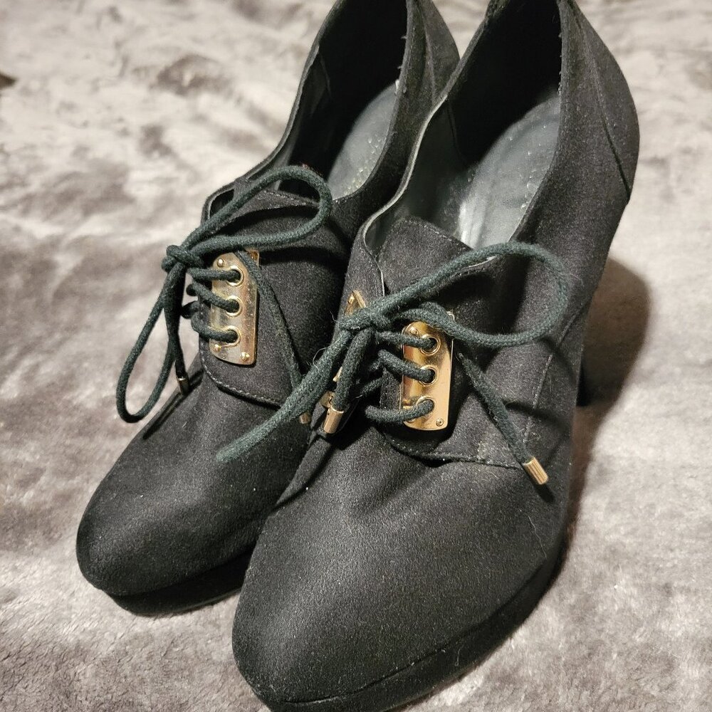Paprika Suede Platform Boots